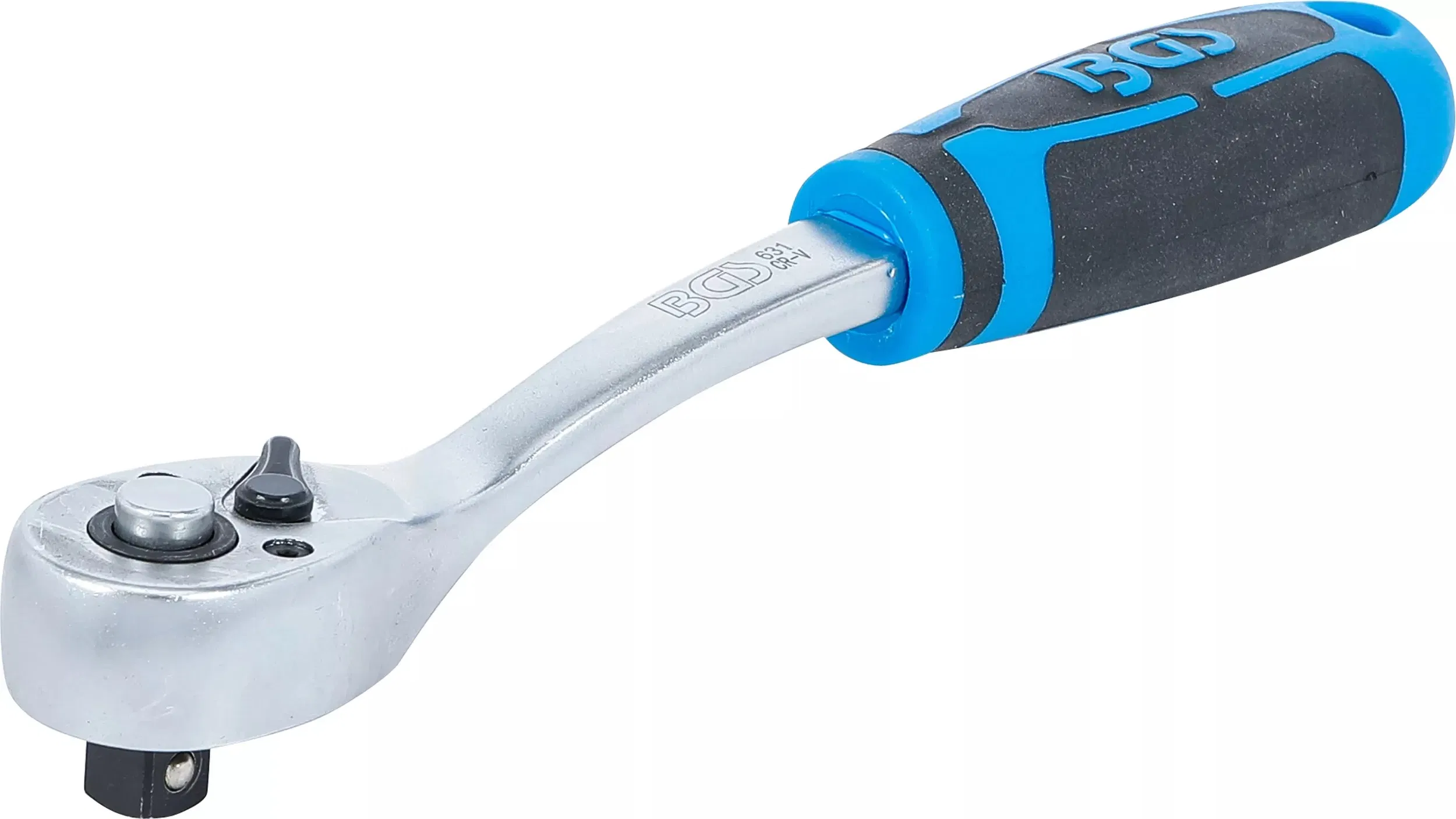 BGS Technic 9-631 90-fogú, irányváltós, hajlított racsnis kulcs, 205 mm, 3/8"-os termék fő termékképe