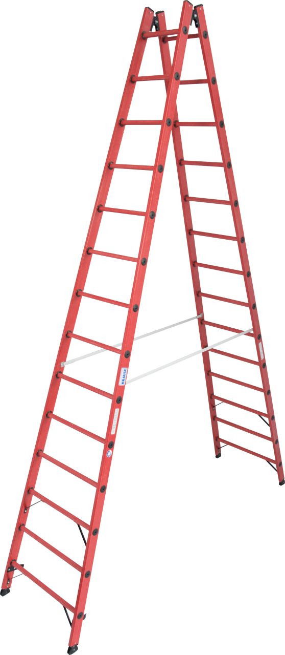 Krause Teljesen műanyag, két oldalon járható létra, 2x14 fokos termék fő termékképe